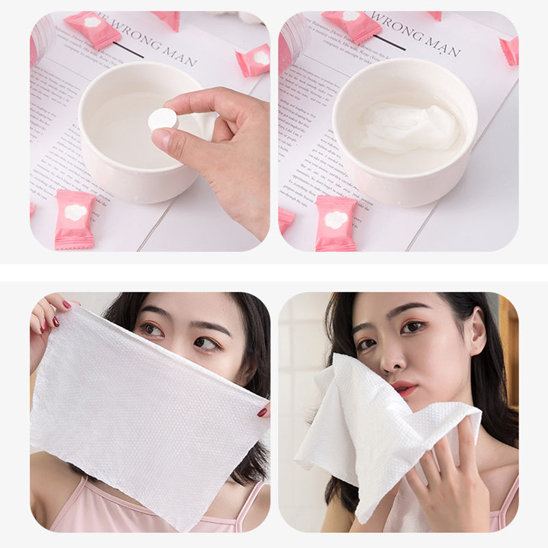 Sikunuo | Magic Disposable Travel Towel Tablet Set