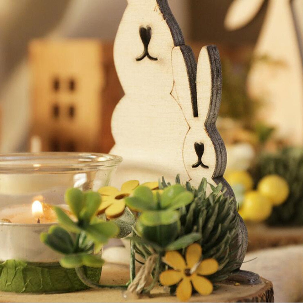 Sikunuo | Easter Bunny Nordic Candle Holder Rabbit