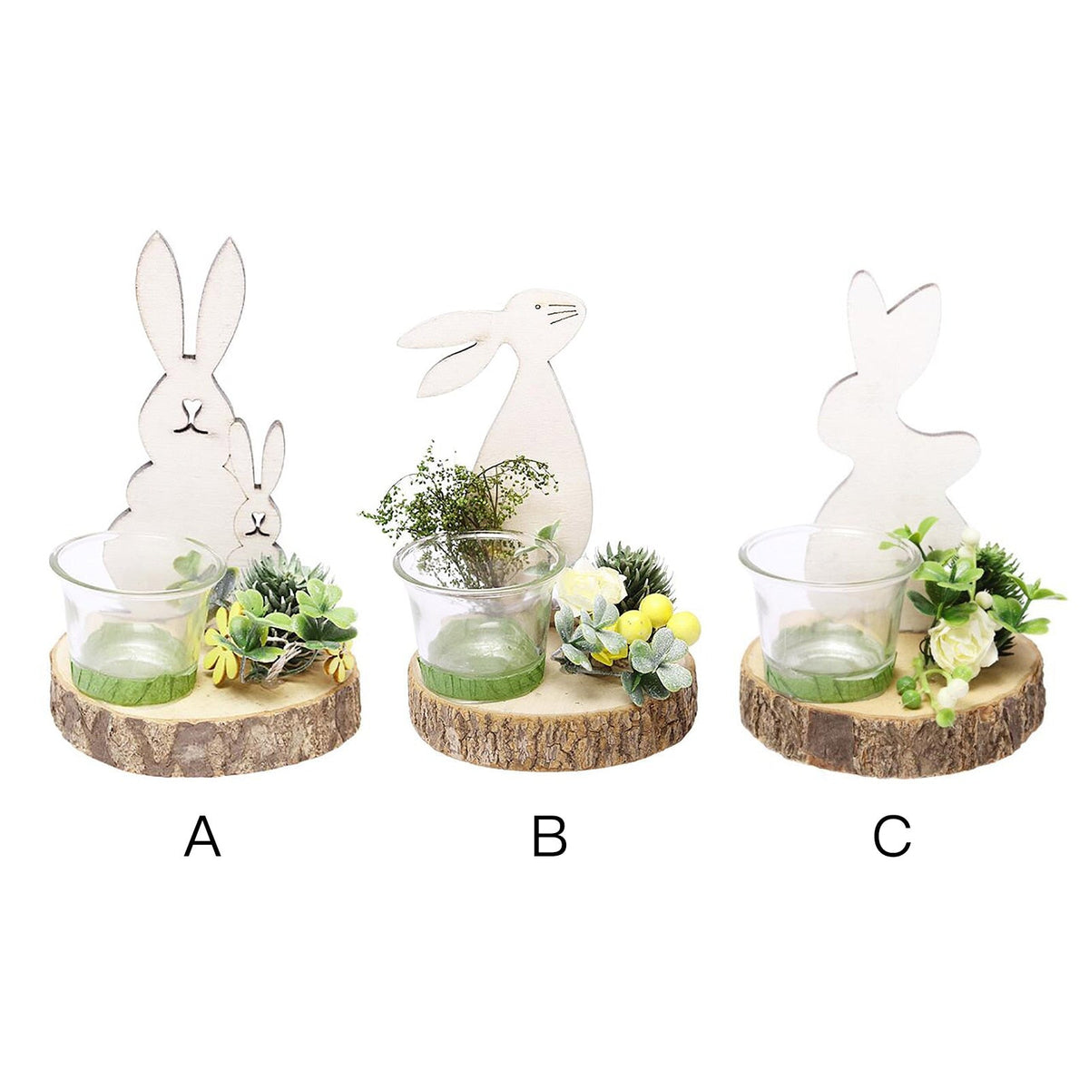 Sikunuo | Easter Bunny Nordic Candle Holder Rabbit