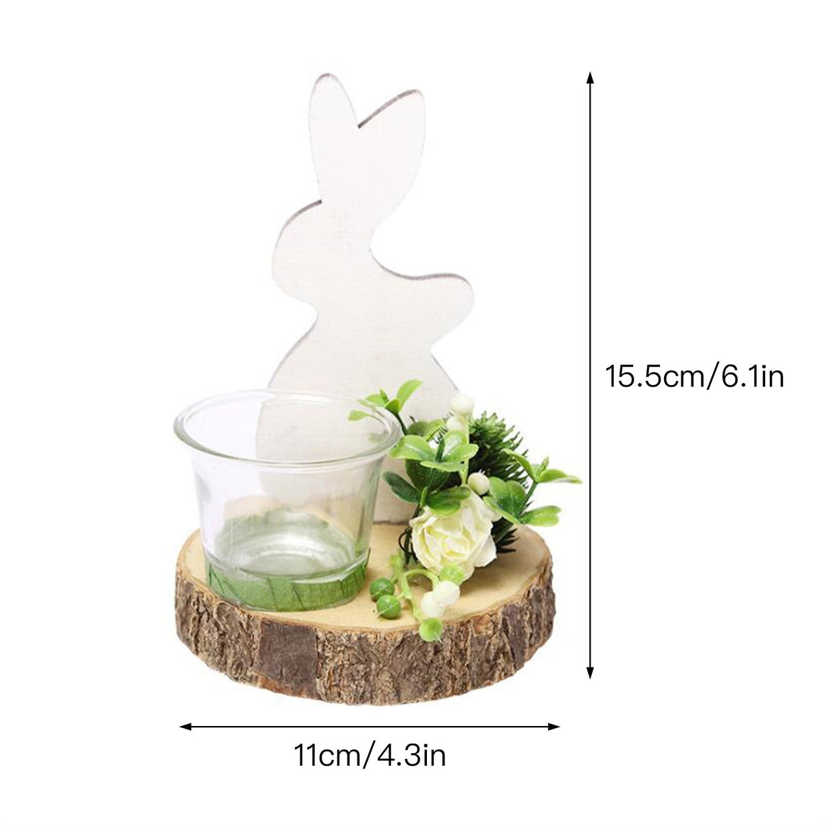 Sikunuo | Easter Bunny Nordic Candle Holder Rabbit