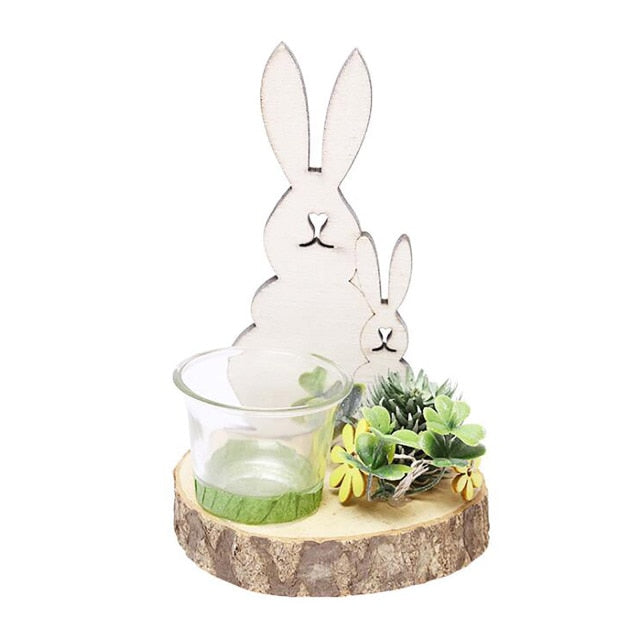 Sikunuo | Easter Bunny Nordic Candle Holder Rabbit