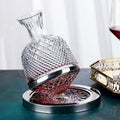 Sikunuo | Elegant Crystal Spinning Glass Wine Decanter