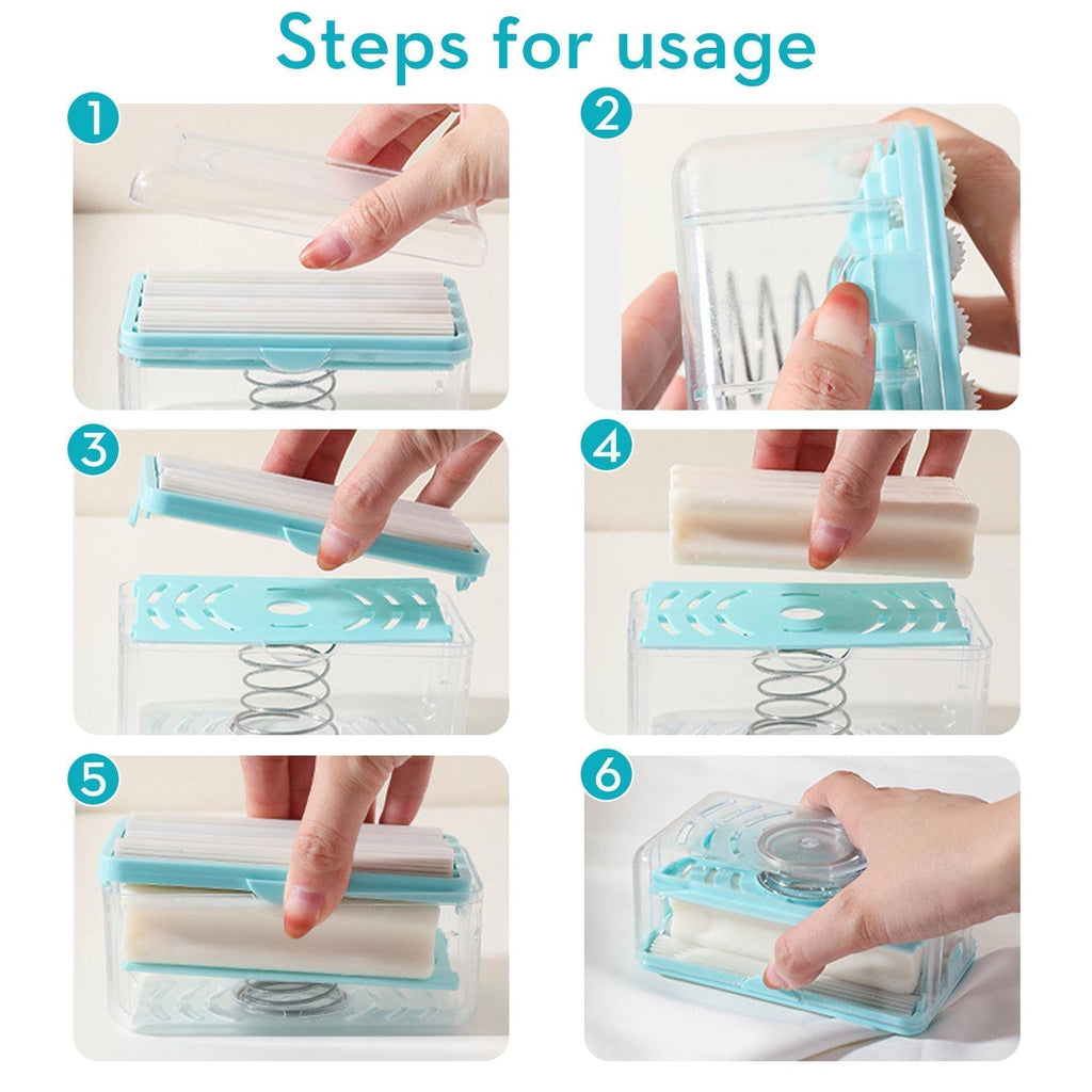Sikunuo | Foaming Soap Drainer Box Brush
