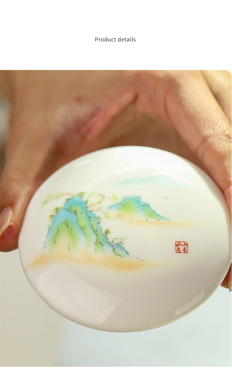 Sikunuo | Creative Separated Tea Filter Ceramic Cup Set