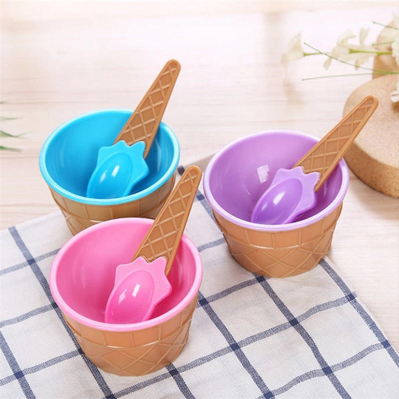 Sikunuo | Candy Melting Ice Cream Bowl Set