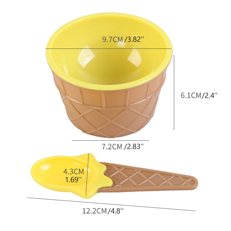 Sikunuo | Candy Melting Ice Cream Bowl Set