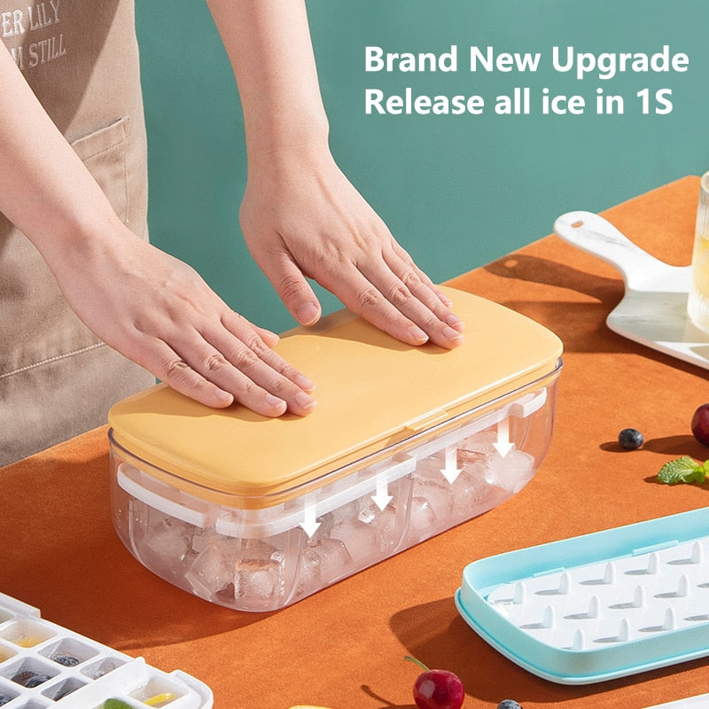 Sikunuo | Double Layer Lazy Ice Maker Storage Box