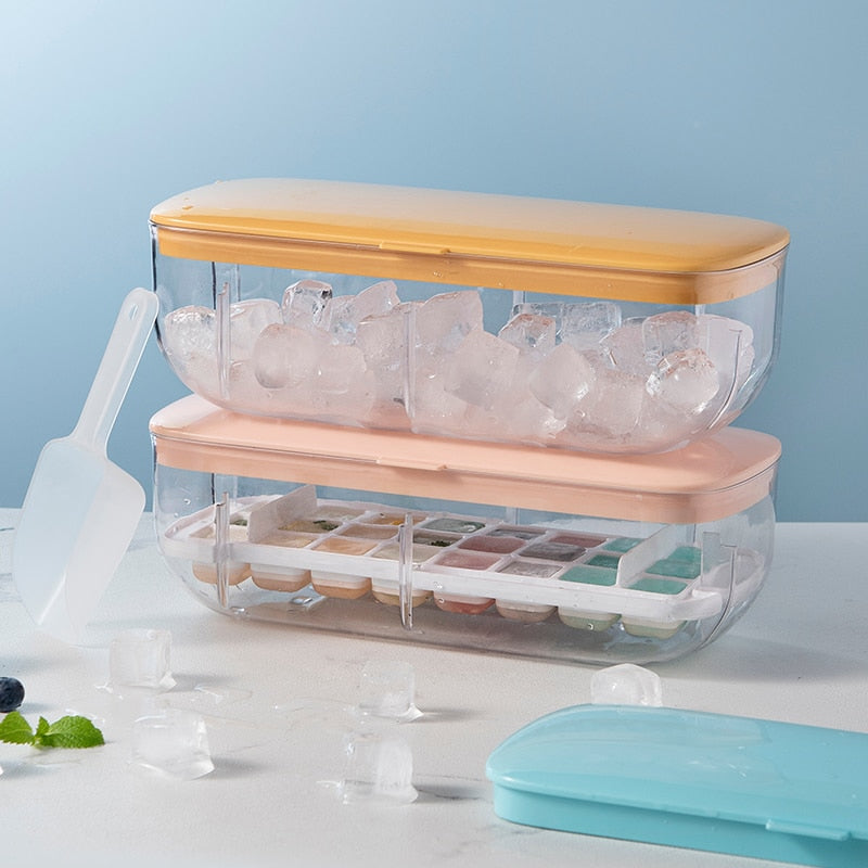 Sikunuo | Double Layer Lazy Ice Maker Storage Box