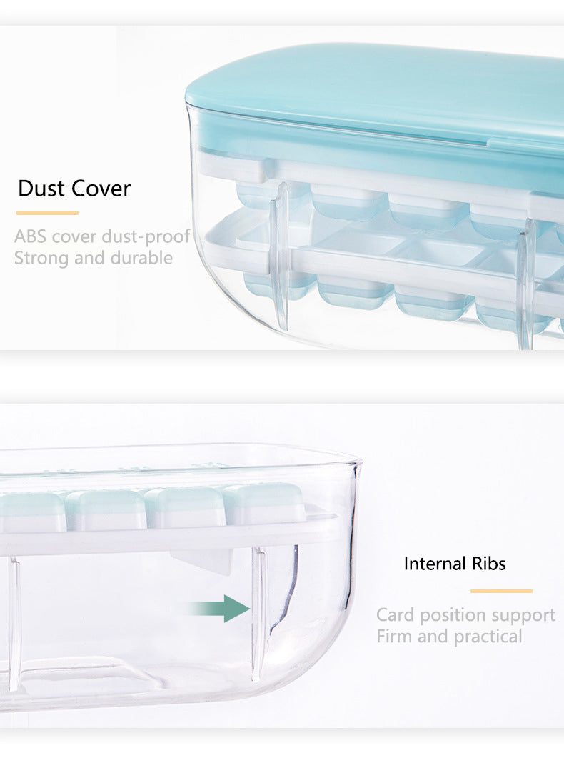 Sikunuo | Double Layer Lazy Ice Maker Storage Box