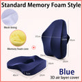 Sikunuo | Office Chair Memory Foam Cushion Pillow Set
