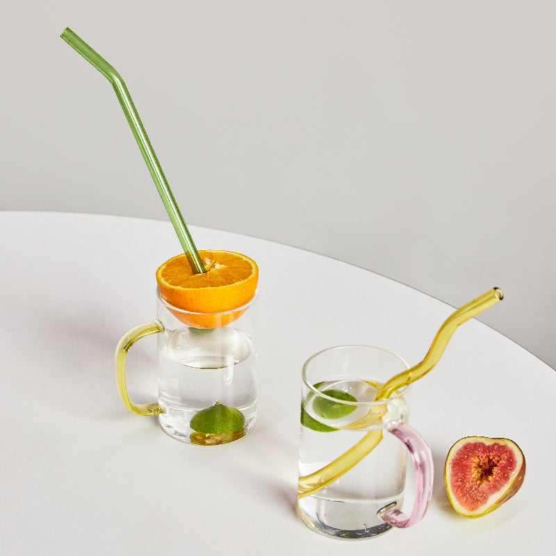 Sikunuo | Colorful Environment Friendly Reusable Glass Straw