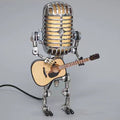 Sikunuo | Vintage Guitar Playing Microphone Robot Lamp