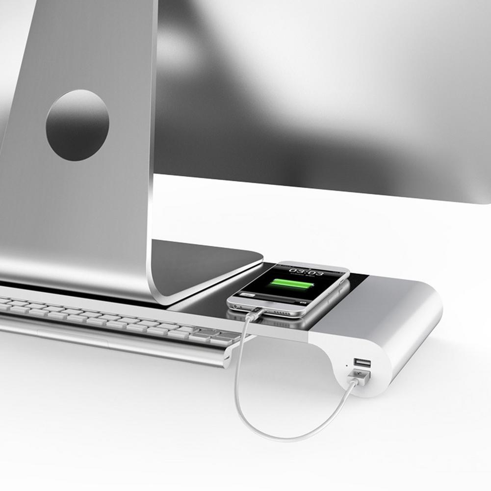 Sikunuo | Universal USB Phone Charging Monitor Riser Stand