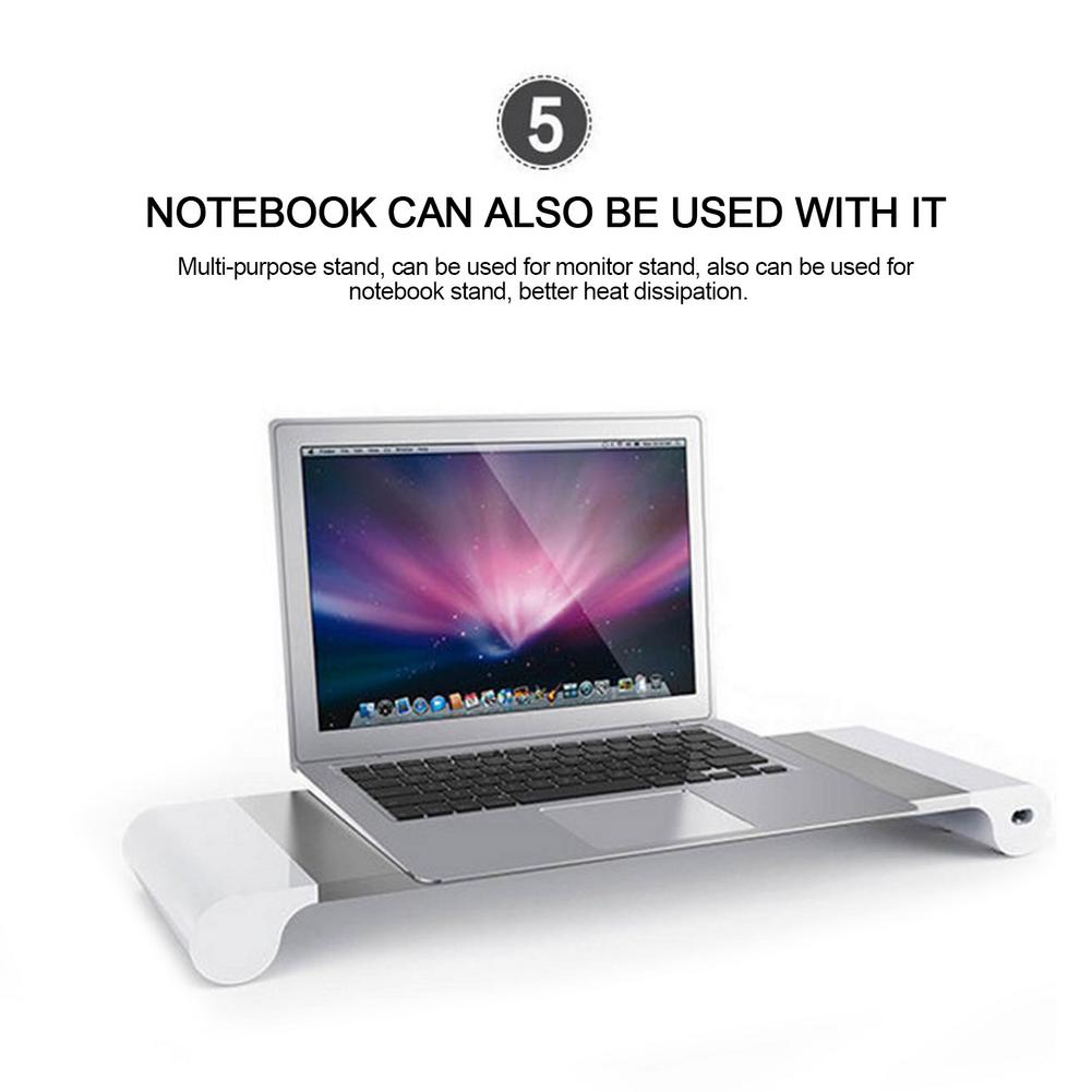 Sikunuo | Universal USB Phone Charging Monitor Riser Stand