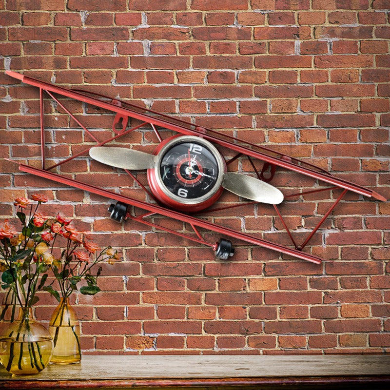 Sikunuo | Creative Retro Aircraft Wall Clock