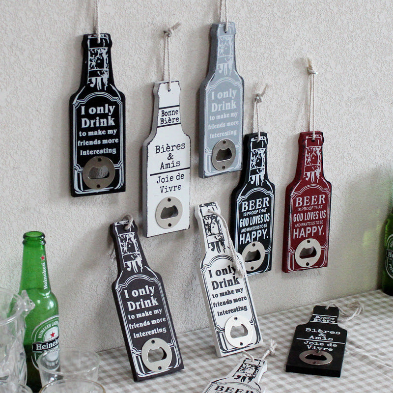 Sikunuo | Retro Wood Bottle Opener