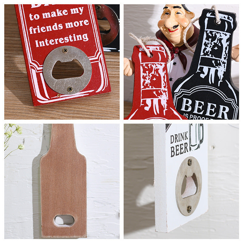 Sikunuo | Retro Wood Bottle Opener