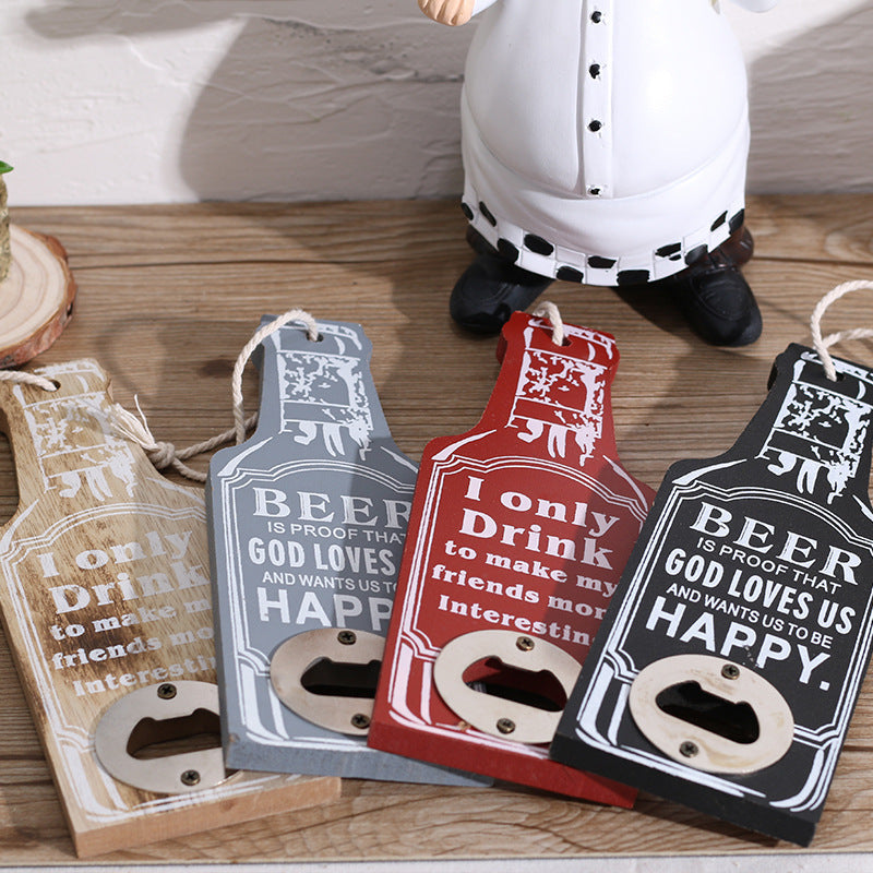 Sikunuo | Retro Wood Bottle Opener