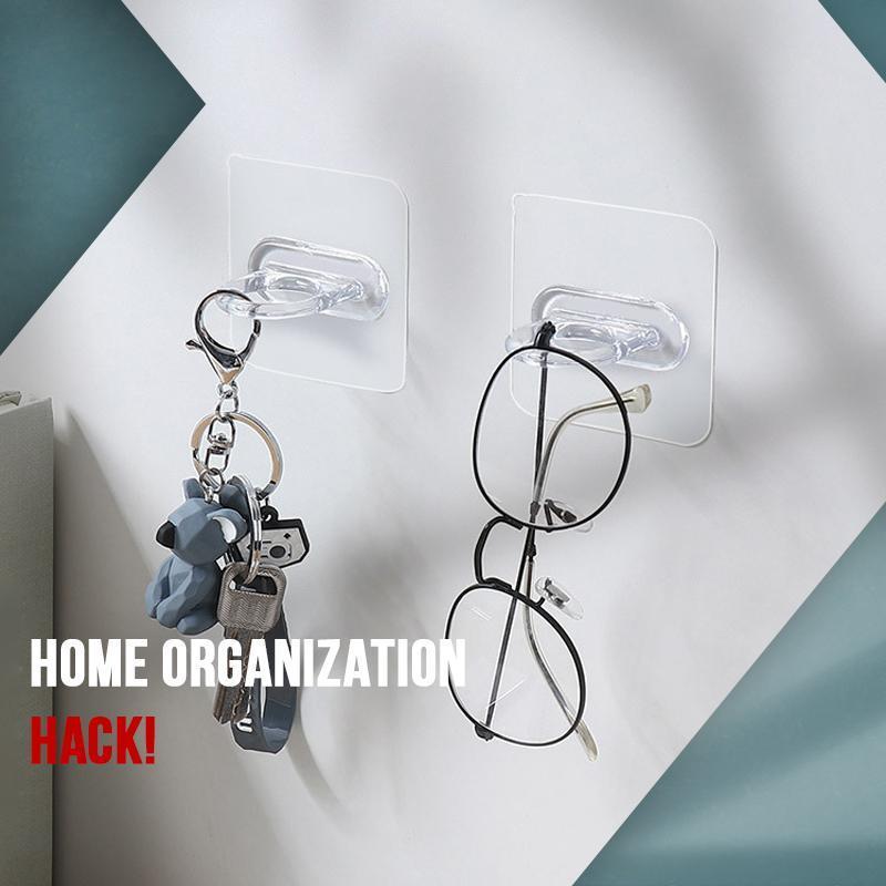 Sikunuo | Self Adhesive Kitchen Bathroom Organizer Hook Set