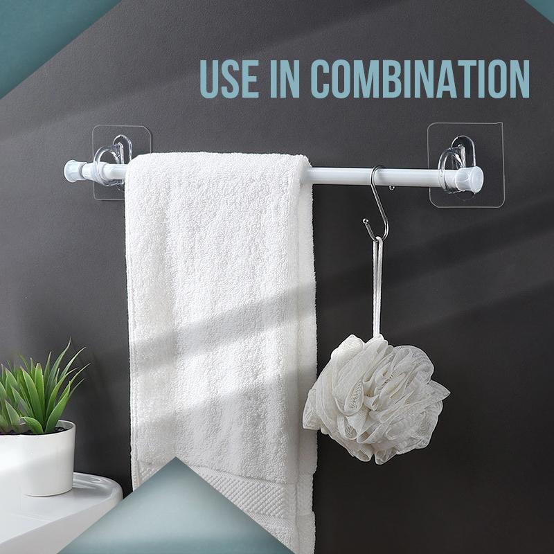 Sikunuo | Self Adhesive Kitchen Bathroom Organizer Hook Set