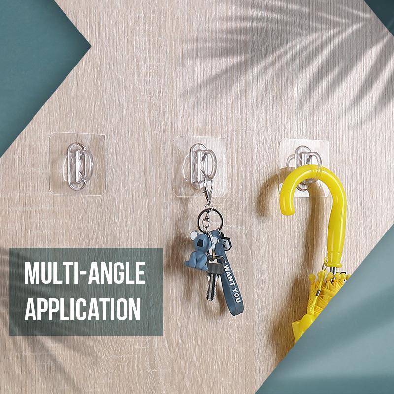 Sikunuo | Self Adhesive Kitchen Bathroom Organizer Hook Set