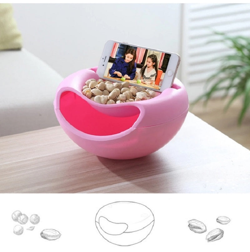 Sikunuo | Multifunctional Double Layer Dish with Phone Holder