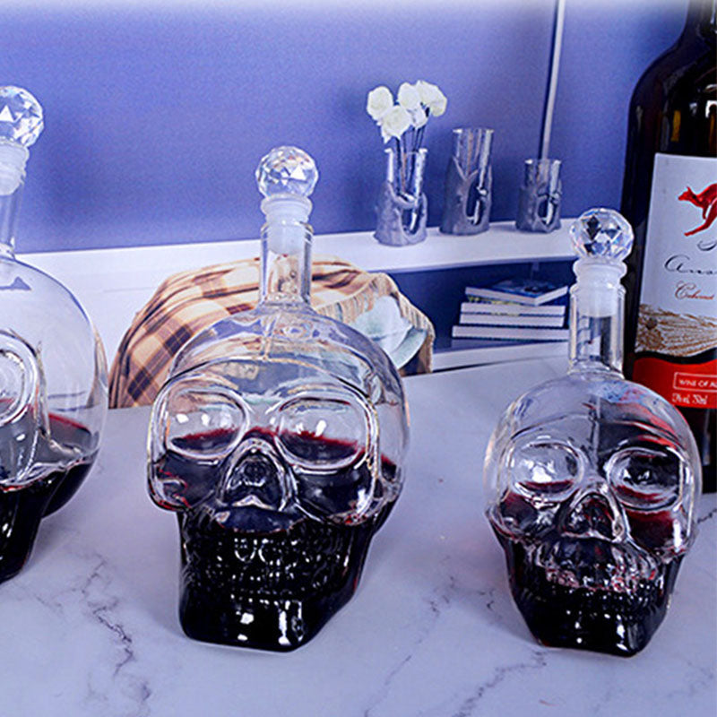 Sikunuo | Creative Crystal Skull Bottle Decanter