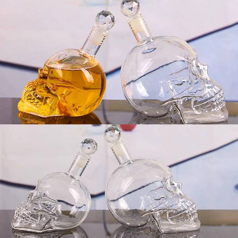 Sikunuo | Creative Crystal Skull Bottle Decanter