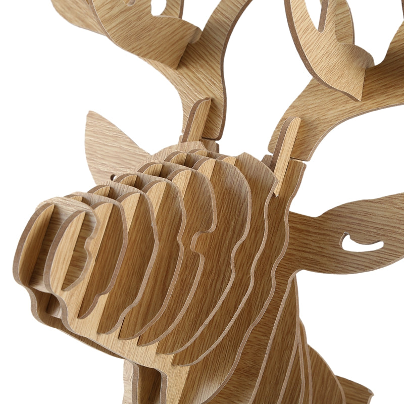 Sikunuo | 3D Puzzle Wooden Hanging Deer Head
