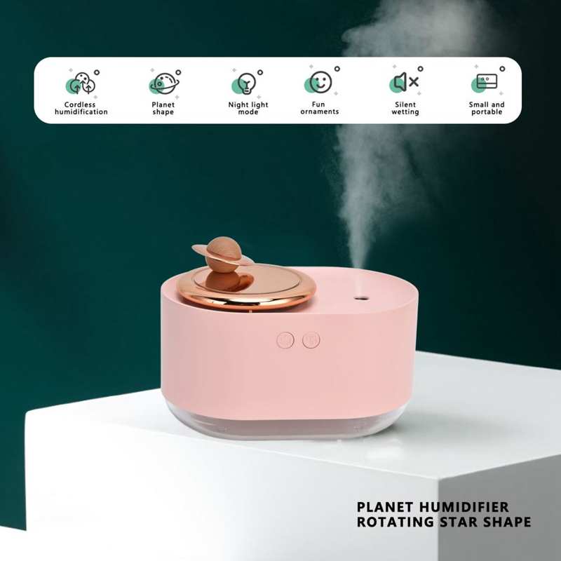 Sikunuo | Rotating Planet Space USB Humidifier