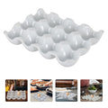 Sikunuo | Creative 6 Grids White Ceramic Egg Tray