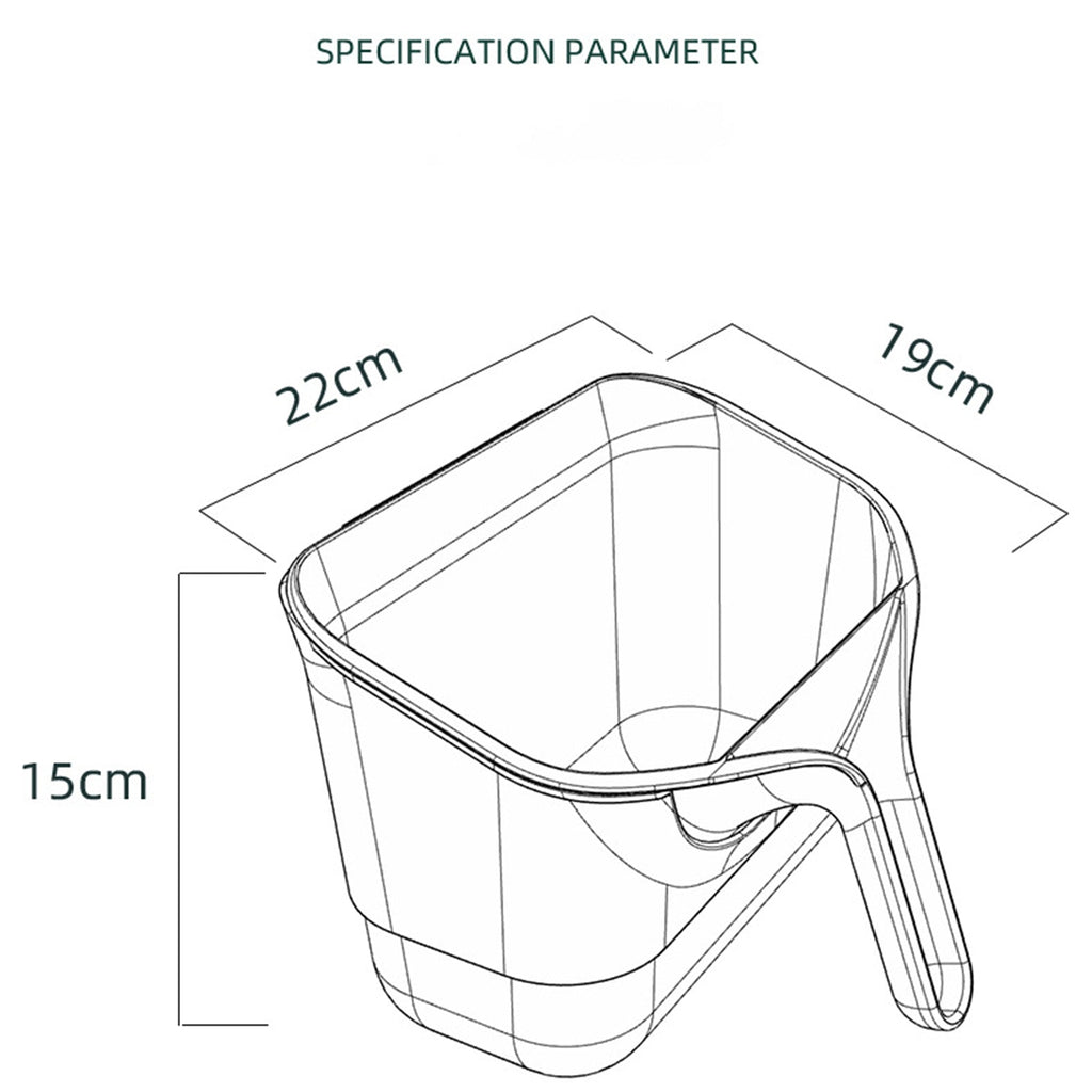 Sikunuo | Cabinet Door Removable Kitchen Trash Can