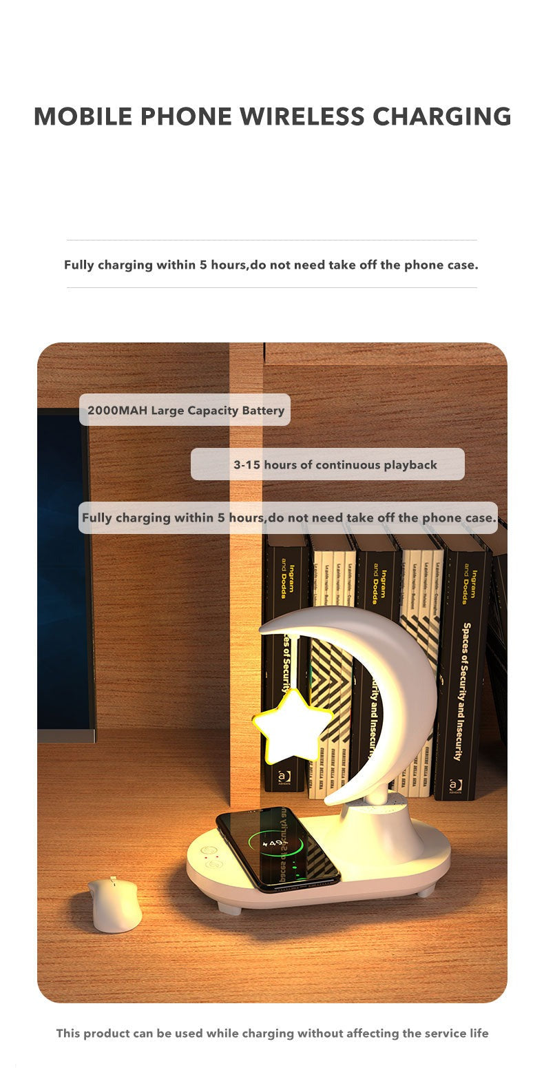 Sikunuo | Moon Star Wireless Charging Night Lamp