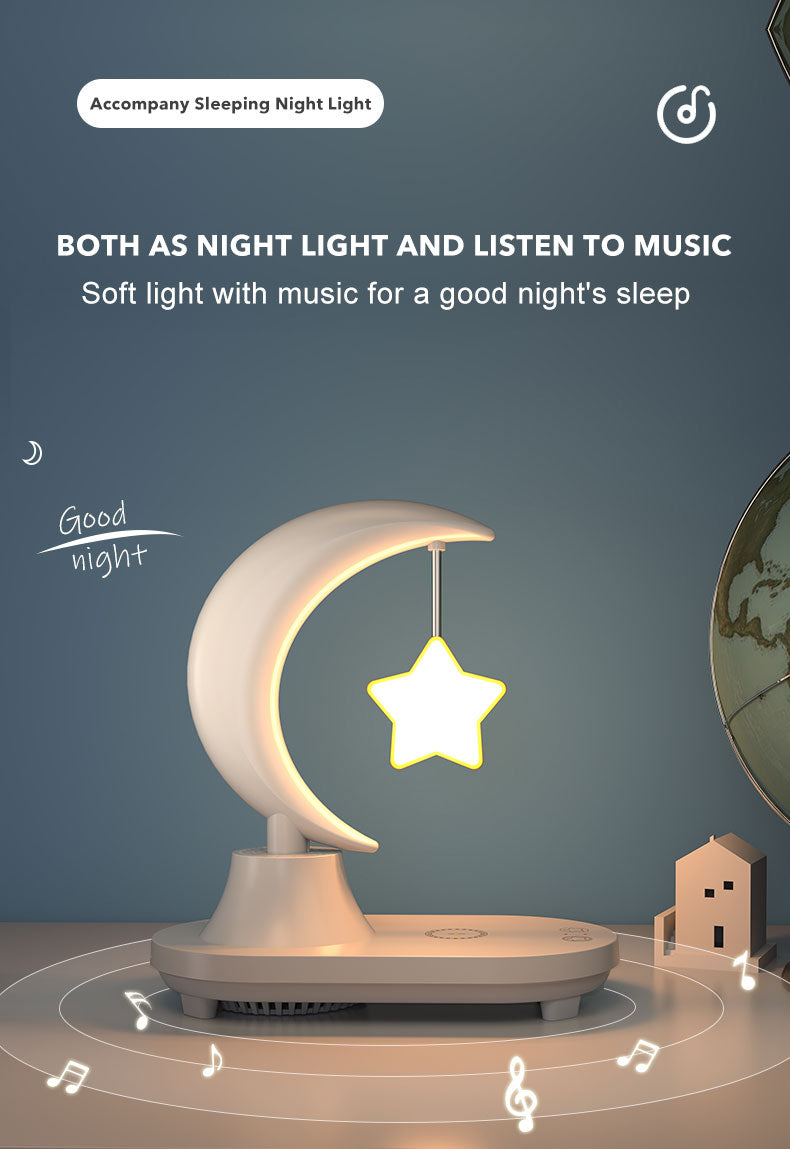 Sikunuo | Moon Star Wireless Charging Night Lamp