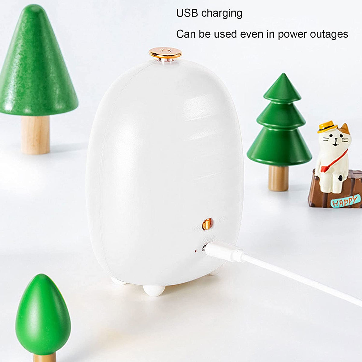 Sikunuo | Portable Atmosphere Cute Pet Bedside Night Lamp
