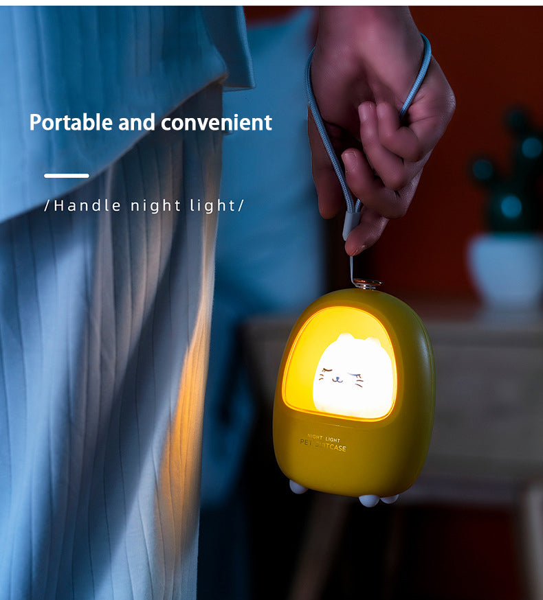Sikunuo | Portable Atmosphere Cute Pet Bedside Night Lamp