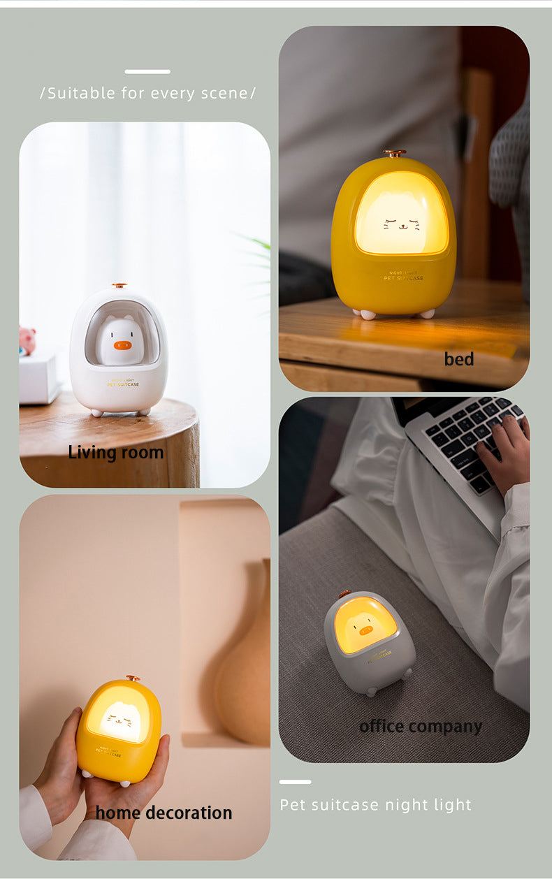 Sikunuo | Portable Atmosphere Cute Pet Bedside Night Lamp