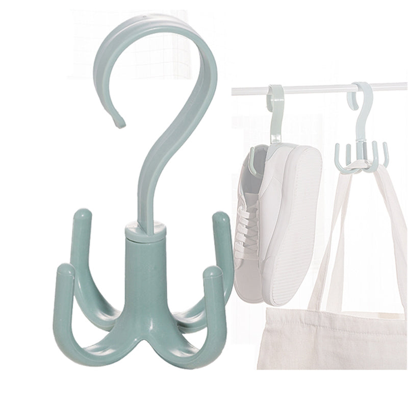 Sikunuo | Rotating Four-Claw Wardrobe Organizer Hanger
