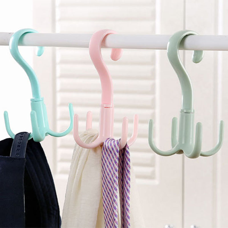 Sikunuo | Rotating Four-Claw Wardrobe Organizer Hanger