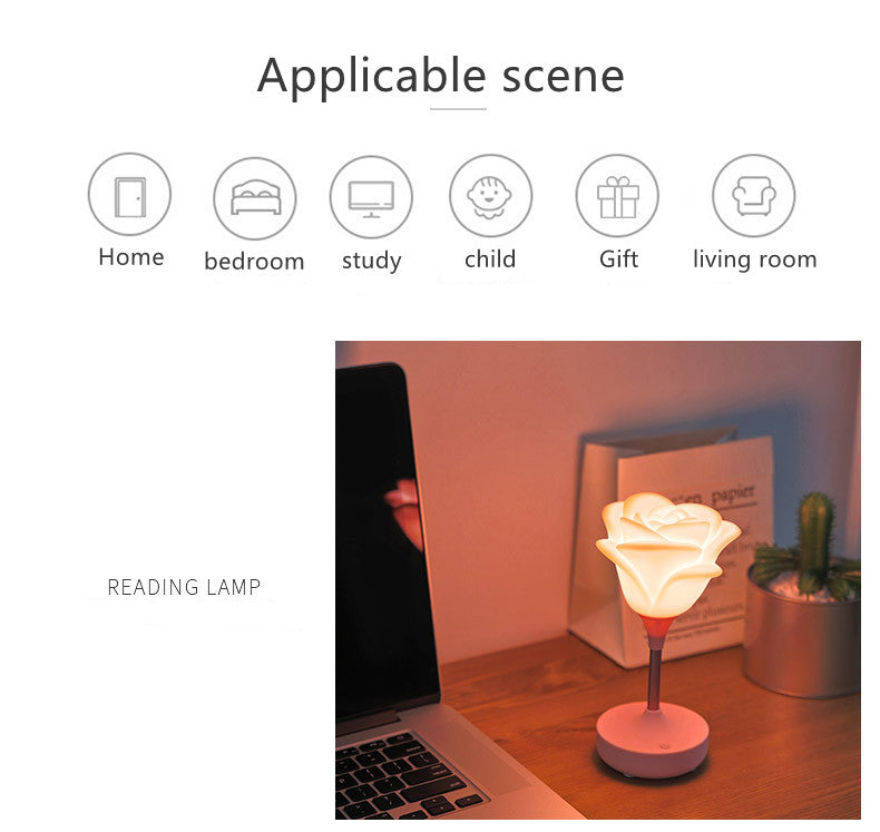 Sikunuo | Rose Flower Romantic Touch Night Light