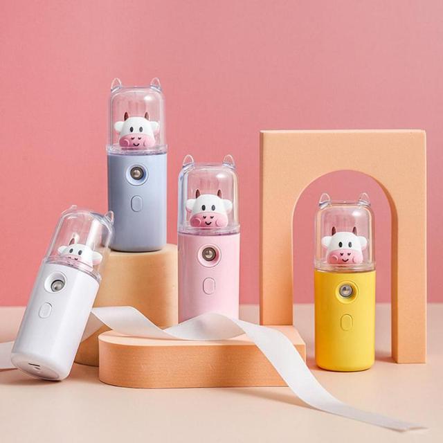 Sikunuo | USB Cartoon Animal Rechargeable Mini Face Steamer
