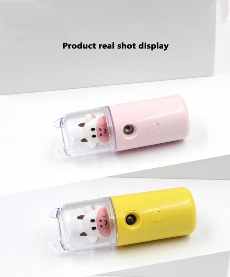 Sikunuo | USB Cartoon Animal Rechargeable Mini Face Steamer