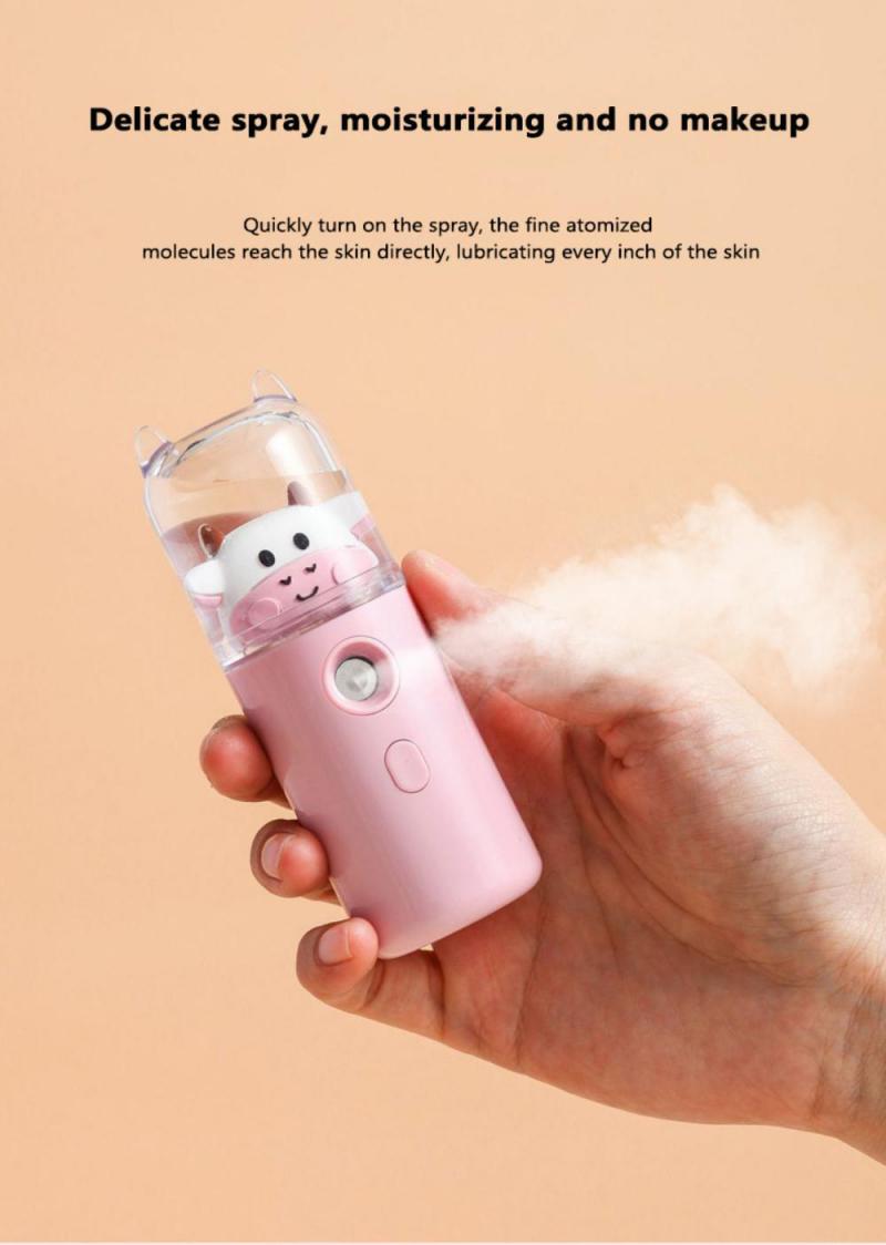 Sikunuo | USB Cartoon Animal Rechargeable Mini Face Steamer