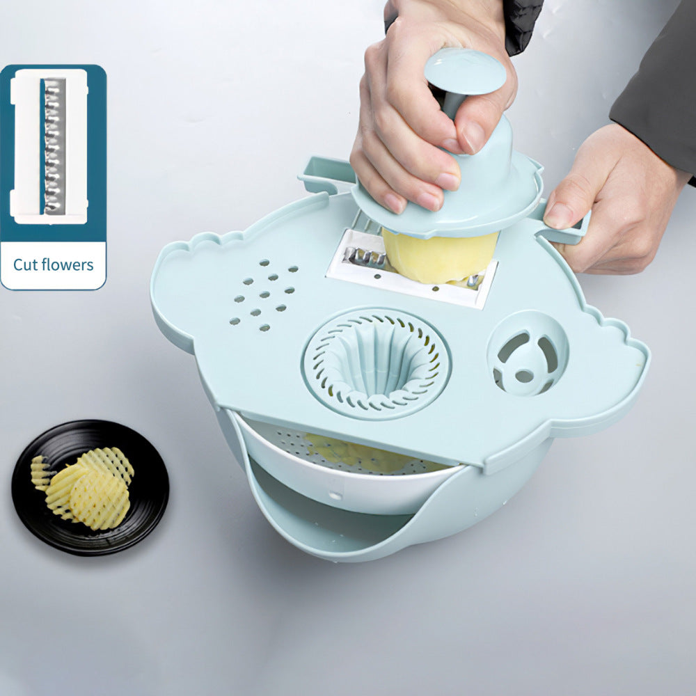 Sikunuo | All-in-One Drain Basket Vegetable Grater