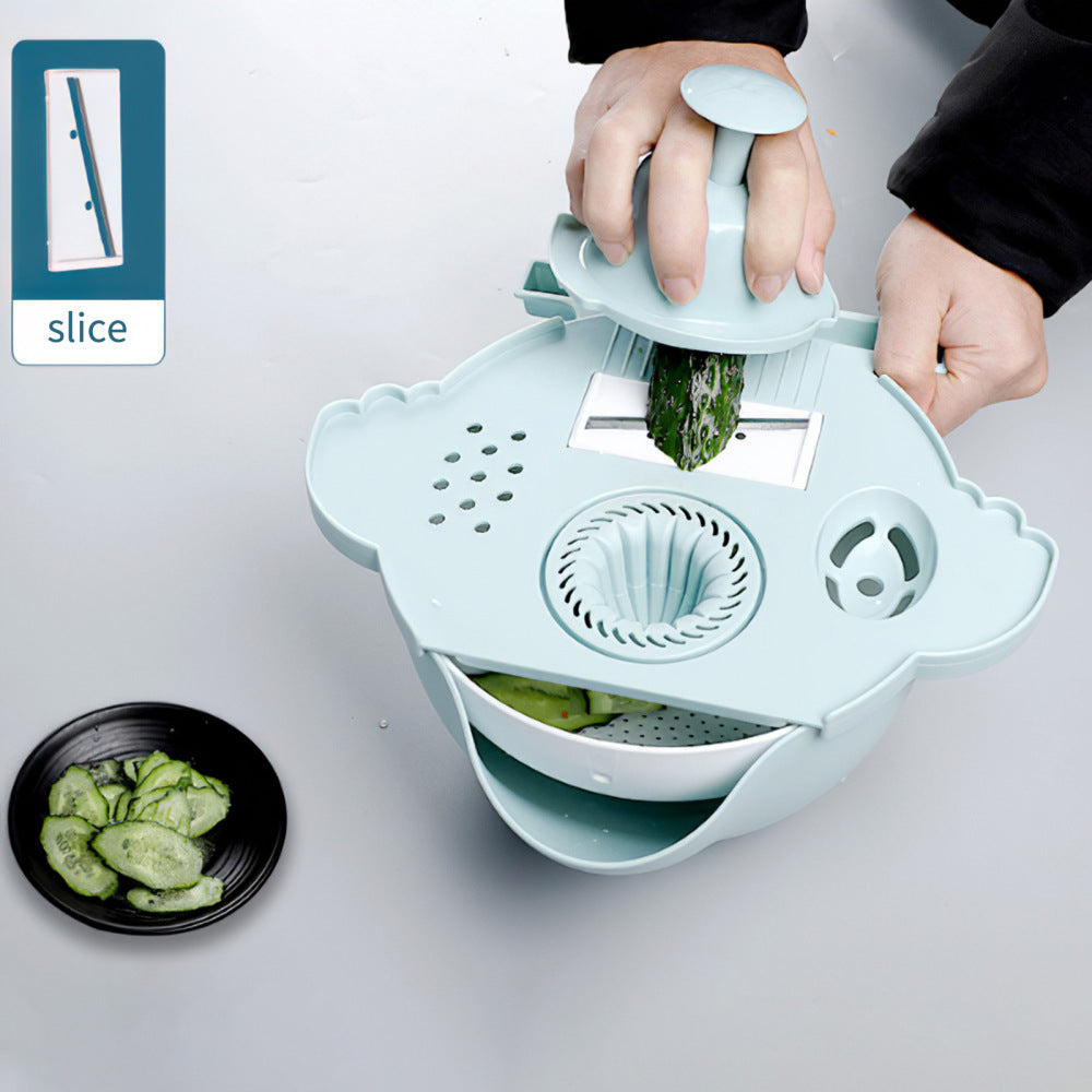 Sikunuo | All-in-One Drain Basket Vegetable Grater