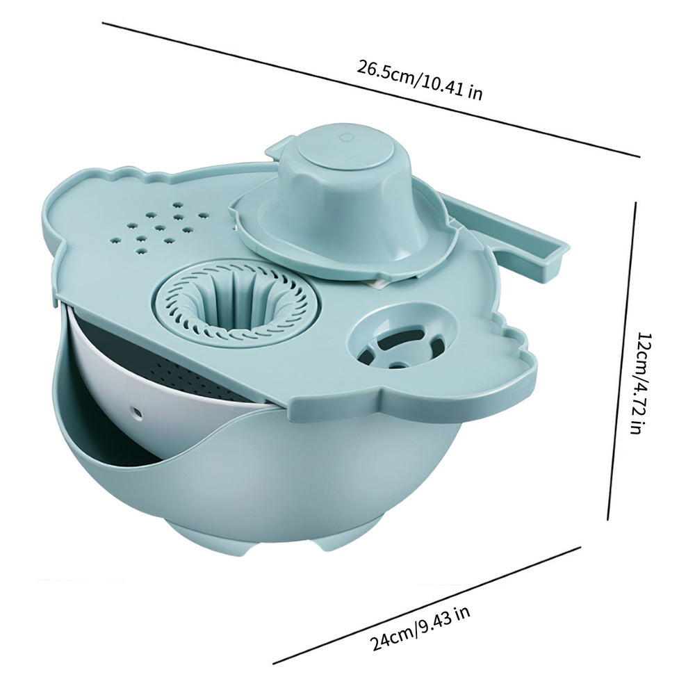 Sikunuo | All-in-One Drain Basket Vegetable Grater
