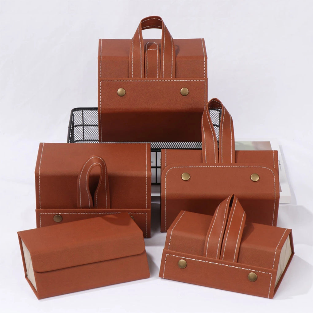 Sikunuo | Folding Leather Travel Eyeglasses Organizer