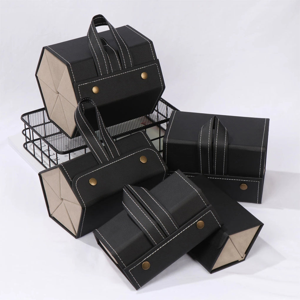 Sikunuo | Folding Leather Travel Eyeglasses Organizer