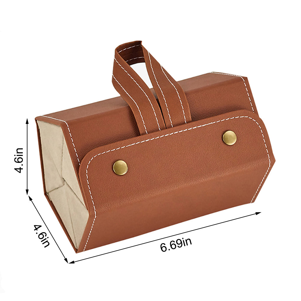 Sikunuo | Folding Leather Travel Eyeglasses Organizer