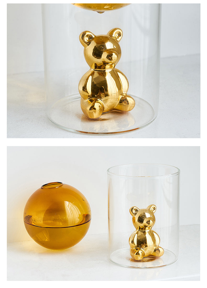 Sikunuo | Transparent Double Glass Terrarium Art Vase